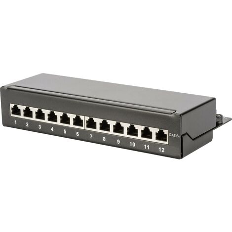 Boîtier de brassage 12 ports Digitus DN-91612SD-EA CAT 6a 1 UH Y134651 (1/7)
