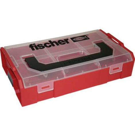 Fischer – Boîte modulable FIXtrainer – Rangement pour fixations – Compatible système L-Boxx – Compartiments modulables – Poignée pratique - Y808781 (1/8)