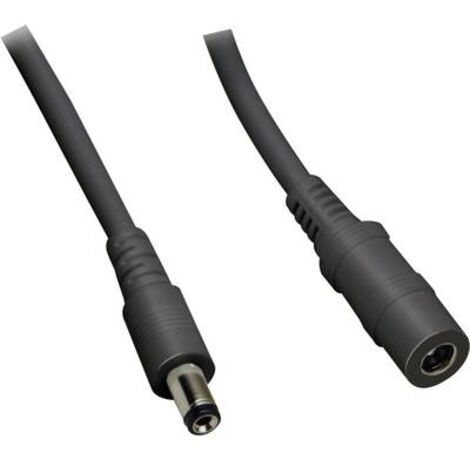 Rallonge basse tension BKL Electronic 072069 DC mâle - DC femelle 5.5 mm 2.5 mm 5.5 mm 2.5 mm 3.00 m 1 pc(s) Y497871
