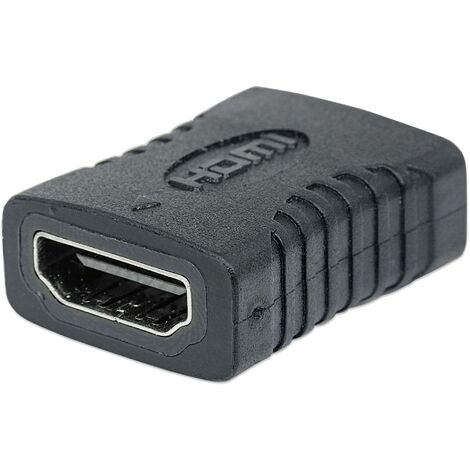 Manhattan 353465 HDMI Adaptateur [1x HDMI femelle - 1x HDMI femelle] noir contacts dorés Y656641 (1/5)