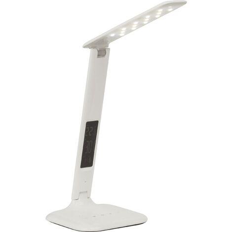 Brilliant Glenn lampe de bureau LED blanche dimmable