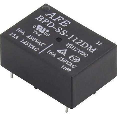 AFE BPD-SS-124DM Relais pour circuits imprimés 24 V/DC 16 A 1 NO (T) 1 pc(s) W738891