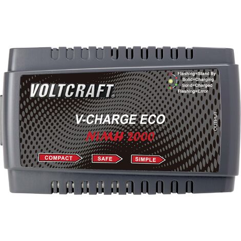 VOLTCRAFT V-Charge Eco NiMh 2000 Chargeur de modélisme 230 V 2 A NiMH, NiCd W927501