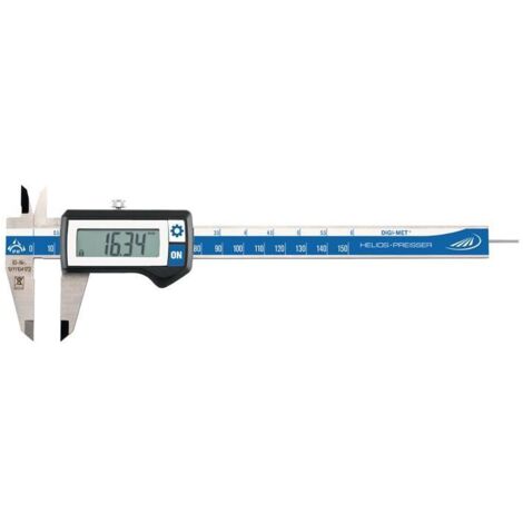 HELIOS PREISSER DIGI-MET 1326416 Pied à coulisse numérique 150 mm IP67 W940231