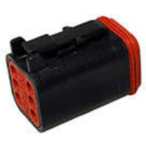 TE Connectivity DT06-6S-P012 Cosse cylindrique mâle femelle, droit Nombre total de pôles: 6 Série (connecteur rond): DT 1 pc(s) W501751 (1/3)