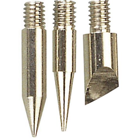 Panne de fer à souder 3 pcs – Compatible Basetech JLT-13A – Filetage M4 – Pour soudures précises et durables - W261381