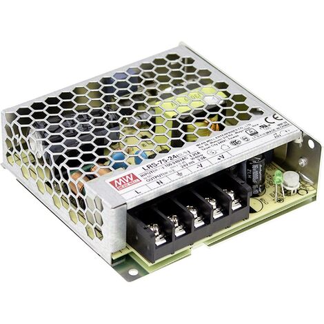 Alimentation à découpage Mean Well LRS-75-24 3.2 A 76.8 W 24 V/DC W201351