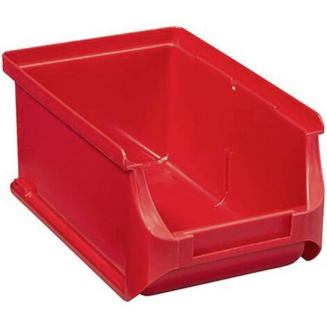 Bac de rangement empilable rouge 100 x 75 x 160 mm – Résistant aux résines et graisses – 1 pièce – Qualité professionnelle – Allit