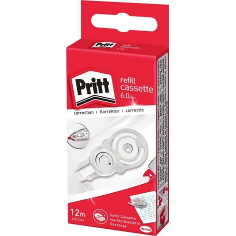 Pritt Recharge pour roller correcteur refill cassette 6 mm blanc 12 m 1 pc(s) S215181
