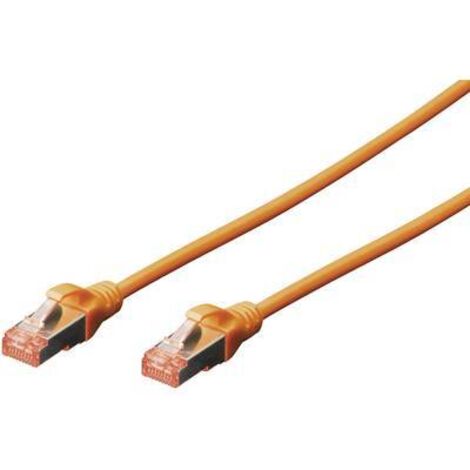 Digitus DK-1644-005/OR RJ45 Câble réseau, câble patch CAT 6 S/FTP 0.50 m orange sans halogène, torsadé par paire 1 pc(s) S134131 (1/3)