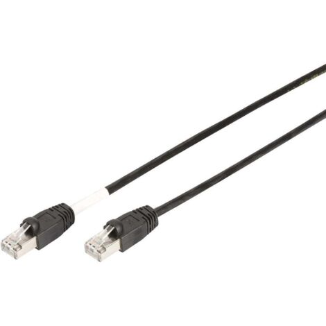 Digitus DK-1644-010/BL-OD RJ45 Câble réseau, câble patch CAT 6 S/FTP 1.00 m noir résistant aux UV, torsadé par paire 1 pc(s) S134391 (1/2)