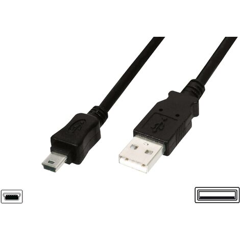 RS PRO USB-Kabel, USBA / Micro-USB B, 1.8m USB 2.0 Schwarz