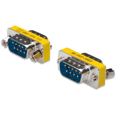 Digitus série Adaptateur [1x SUB-D mâle 9 pôles - 1x SUB-D mâle 9 pôles] argent S382171 (1/2)