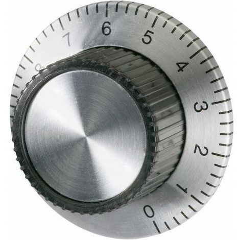 Bouton compte-tours aluminium (anodisé) (Ø x H) 37 mm x 15 mm 1 pcs. S889281 (1/4)
