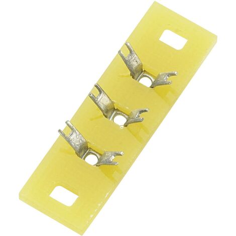 Barrette à souder simple rangée TRU COMPONENTS 530418 Nbr total de pôles 3 Epoxy (L x l x H) 30 x 9 x 1.5 mm 1 pc(s) S888141