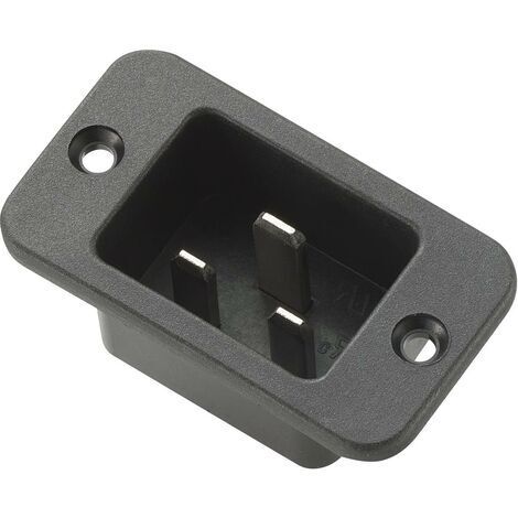 Connectique pour appareils réfrigérants TRU COMPONENTS 717547 embase mâle horizontale Nombre total de pôles: 2 + PE 16 A noir 1 pc(s) S849331 (1/3)