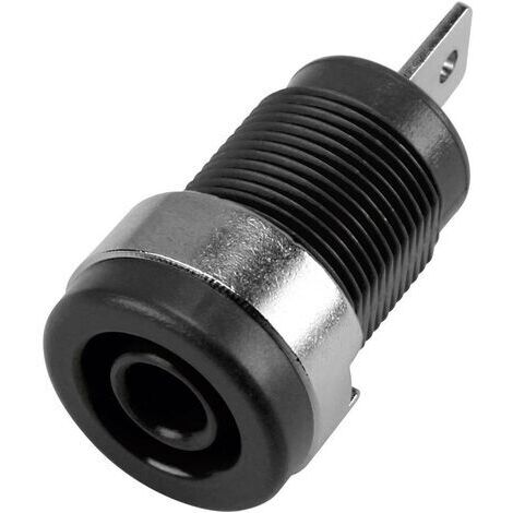 Douille banane de sécurité Ø de la broche: 4 mm TRU COMPONENTS 6239C26EN 630968 noir 1 pc(s) S842081 (1/3)