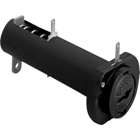 Bulgin BX0011/1 Support de pile 1x LR6 (AA) raccordement à souder (L x l x H) 73.1 x 33.3 x 24.2 mm S448281