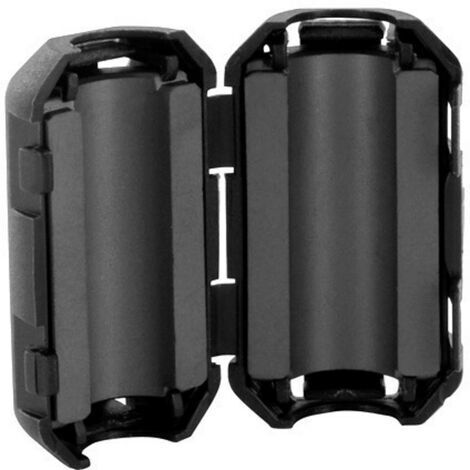 Ferrite clipsable TRU COMPONENTS TC-KFR90 160 Ω Ø câble (max.) 9 mm (Ø x H) 19.5 mm x 18 mm 1 pc(s) S603281 (1/4)