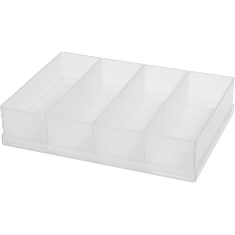 raaco Insert de coffret de rangement (L x l x H) 220 x 160 x 47 mm Nombre de compartiments: 4 Conten (1/3)