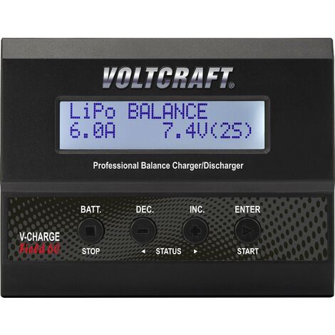 VOLTCRAFT V-Charge 60 DC Chargeur multifonction de modélisme 12 V 6 A Li-polymère, Li-ion, LiFePO, L (1/5)
