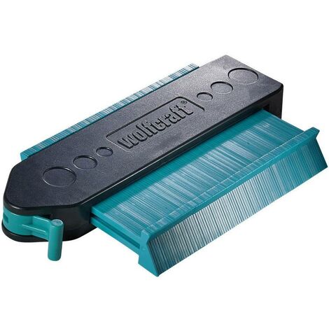 Wolfcraft Jauge de contour bleu et noir 91 pointes plastique