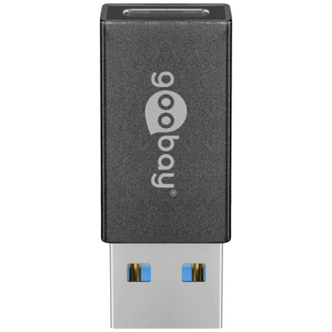 Goobay USB 3.0 Adaptateur [1x USB-A mâle - 1x USB-C® femelle] USB 3.0 SuperSpeed Adapter X695471