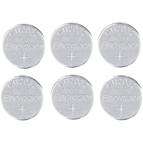 Pile bouton CR 2032 lithium Energizer 240 mAh 3 V 6 pc(s) X015901