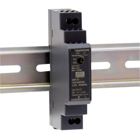 Alimentation rail DIN Mean Well HDR-15-24 24 V/DC 0.63 A 15.2 W Nbr. de sorties:1 x C017021