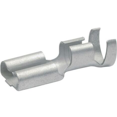 Cosse clip 6.30 mm x 0.80 mm Klauke 2750 180 ° non isolé laiton 1 pc(s) C007041 (1/2)