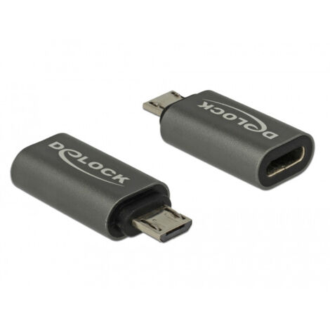 USB 2.0 Adapter, Micro-USB Stecker  USB-C Buchse Verwendung:  Embout eines Smartphones an ein Notebook oder PC