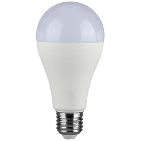 V-TAC 214455 LED CEE F (A - G) E27 forme de poire 15 W blanc (Ø x H) 65 mm x 134 mm 1 pc(s)