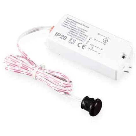 V-Tac – Détecteur de mouvement infrarouge activation main – Portée 5-6 cm – Angle 30° – IP20 pour usage intérieur – Charge max 500W