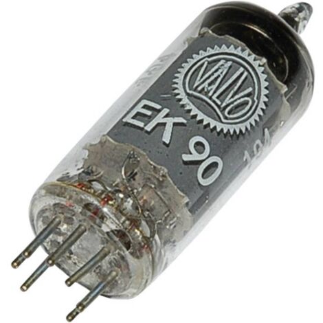 VALVO EK 90 = 6 BE 6 Tube électronique Heptode 100 V 2.8 mA Nombre de pôles: 7 Culot: B7G Contenu 1 pc(s) Q27353 (1/2)
