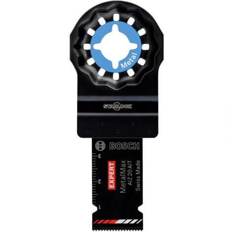 Bosch – Lame d'outil multifonction carbure 40 x 20 mm – Pour découpe de métaux durs – Technologie Carbide pour durabilité – Lot de 5 pièces