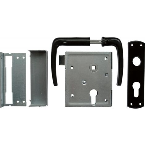 Basi 9900-0003 Serrure à pêne argent