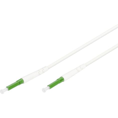 Digitus DK-3901LCA-50 fibre optique FO, fibre de verre Câble de raccordement 50 m blanc, vert [1x LC/APC mâle - 1x LC/APC mâle] 9/125 µ Singlemode S385473 (1/5)