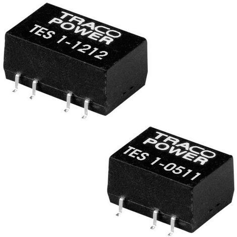 Convertisseur CC/CC CMS TracoPower TES 1-0511 Nbr. de sorties: 1 x 5 V/DC 5 V/DC 200 mA 1 W 1 pc(s) (1/4)