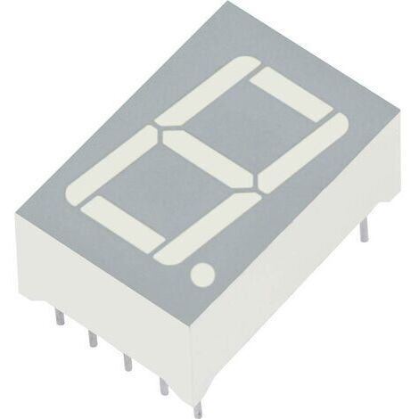 Kingbright Afficheur 7 segments rouge 13 mm 2 V Nombre de chiffres: 1 SA52-11EWA Q87970 (1/4)