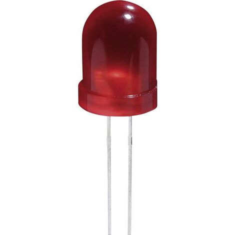 Diode LED 8mm, Rouge diffus