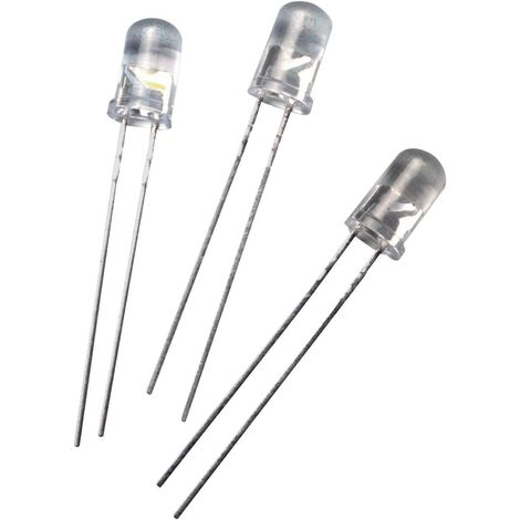 Broadcom HLMP-CB3B-UV0DD LED bleu rond 5 mm 5500 mcd 30 ° 20 mA 3.2 V Q69597