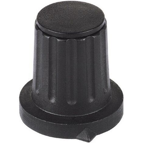 Tête de bouton rotatif Mentor 4311.6131 avec pointeur noir (Ø x H) 20 mm x 17 mm 1 pc(s) Q62199 (1/4)