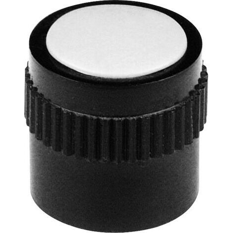 Tête de bouton rotatif Mentor 4131.603 noir (Ø x H) 15 mm x 15 mm 1 pc(s) Q62386 (1/3)