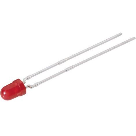 Vishay TLHY 4405 LED jaune rond 3 mm 11 mcd 60 ° 30 mA 2.4 V Q61228 (1/5)