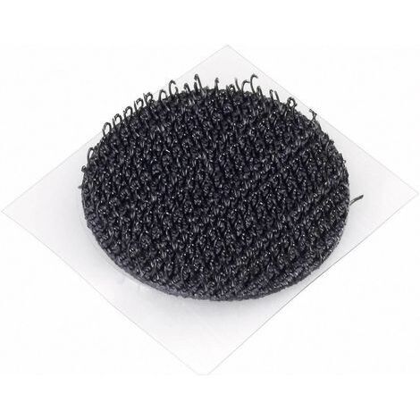FASTECH® T01035999903C1 Pastille ronde auto-agrippante hotmelt à coller partie crochets (Ø) 35 mm noir 1 pc(s) W73071 (1/3)