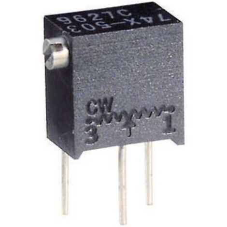 Vishay T63XB103KT20 T63XB103KT20 Potentiomètre variable 12 tours linéaire 0.25 W 10 kΩ 4320 ° 1 pc(s) W52652 (1/2)