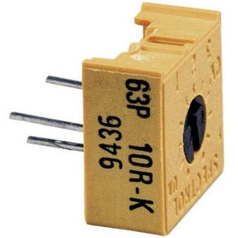 Vishay M63P503KB40 M63P503KB40 Trimmer de précision linéaire 0.5 W 50 kΩ 270 ° 300 ° 1 pc(s) W51046 (1/3)