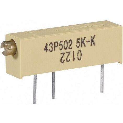 Vishay M43P204KB40 M43P204KB40 Potentiomètre variable 15 tours linéaire 0.75 W 200 kΩ 5400 ° 1 pc(s) W53919 (1/4)