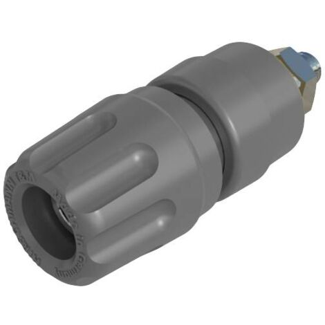 Borne de polarité Ø stylo (détails): 4 mm SKS Hirschmann PKI 10 A 930103106 gris 35 A 1 pc(s) W27255