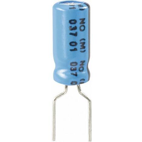 Vishay 2222 037 38101 Condensateur électrolytique sortie radiale 5 mm 100 µF 63 V 20 % (Ø x H) 10 mm x 12 mm 1 pc(s) W18566 (1/3)